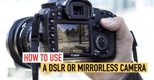 how to use dslr