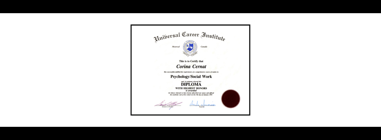 Corina C - Diploma in Psychology